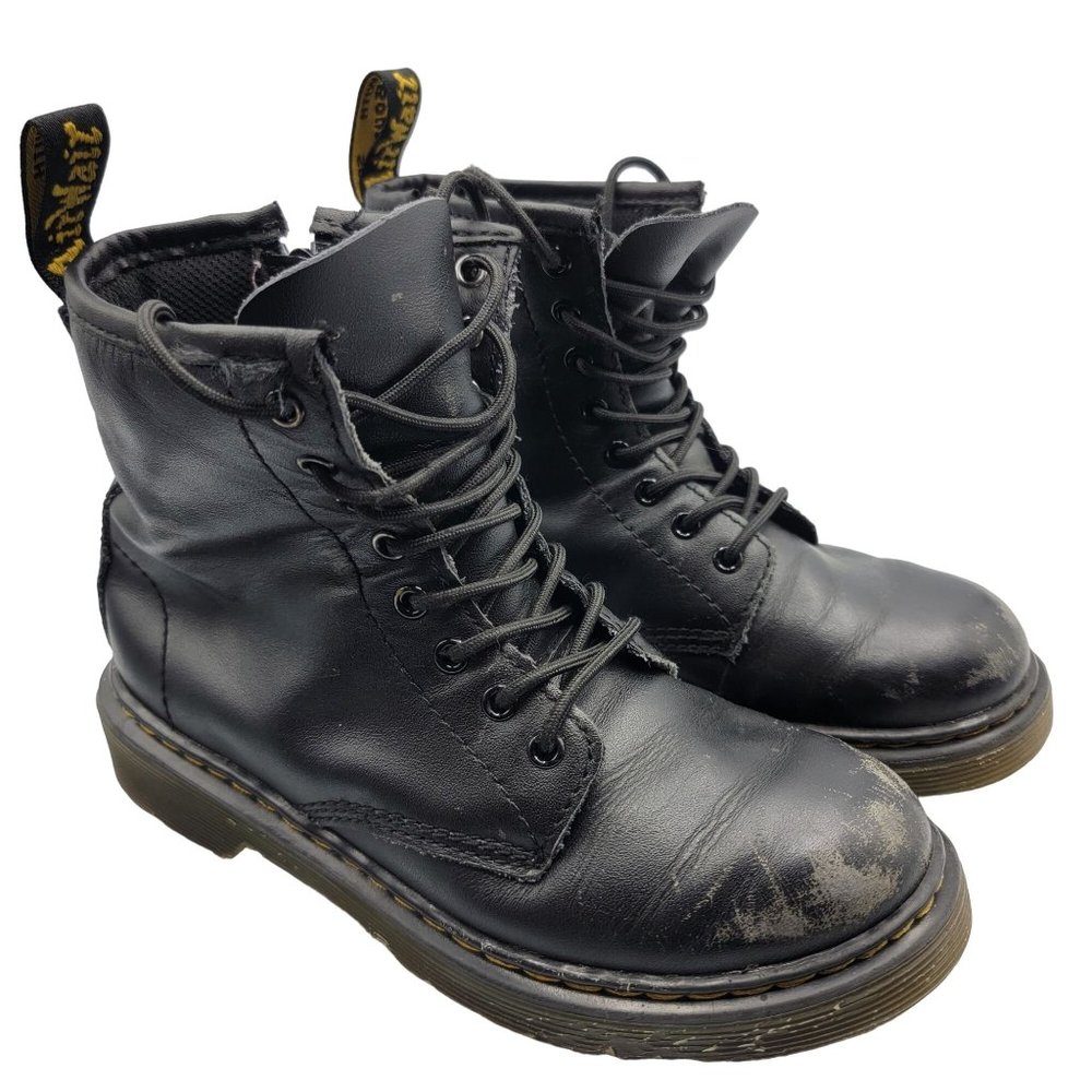 Dr. Martens Black Kids Boots